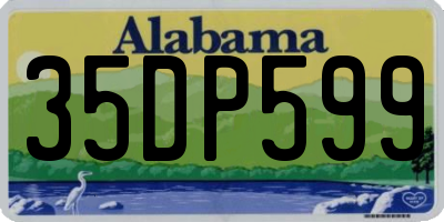 AL license plate 35DP599