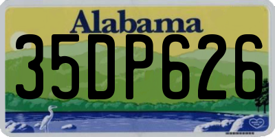 AL license plate 35DP626
