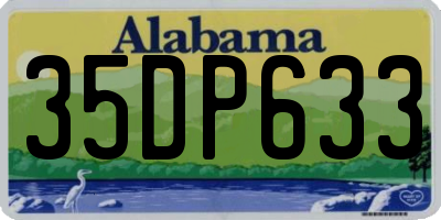 AL license plate 35DP633