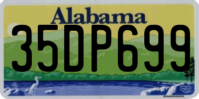 AL license plate 35DP699