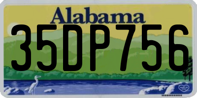 AL license plate 35DP756