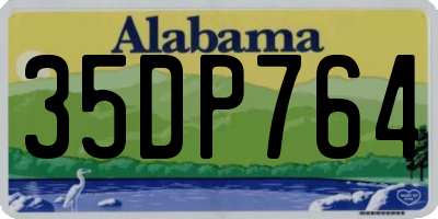 AL license plate 35DP764