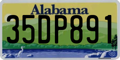 AL license plate 35DP891