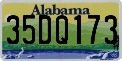 AL license plate 35DQ173
