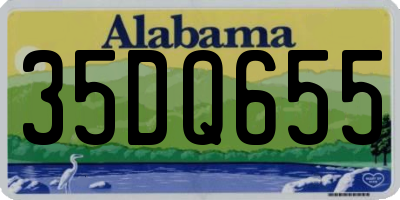 AL license plate 35DQ655