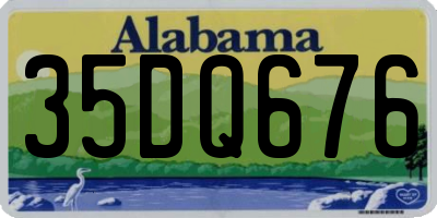 AL license plate 35DQ676