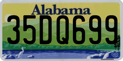 AL license plate 35DQ699