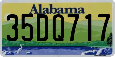 AL license plate 35DQ717