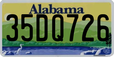 AL license plate 35DQ726