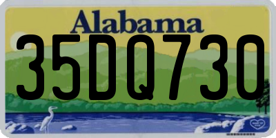 AL license plate 35DQ730