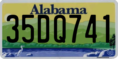 AL license plate 35DQ741