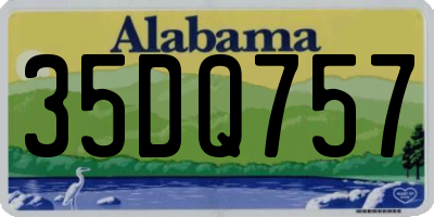 AL license plate 35DQ757