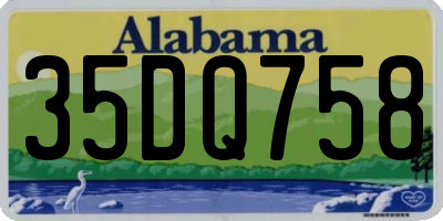 AL license plate 35DQ758