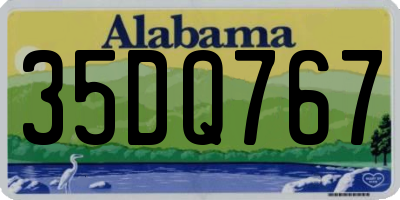 AL license plate 35DQ767