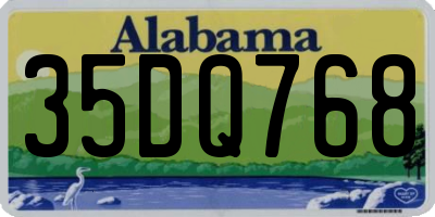 AL license plate 35DQ768