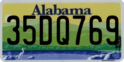 AL license plate 35DQ769