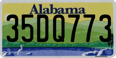 AL license plate 35DQ773
