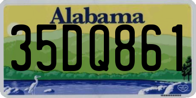 AL license plate 35DQ861