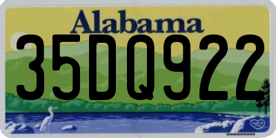 AL license plate 35DQ922
