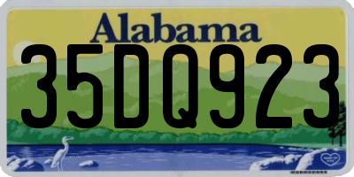 AL license plate 35DQ923