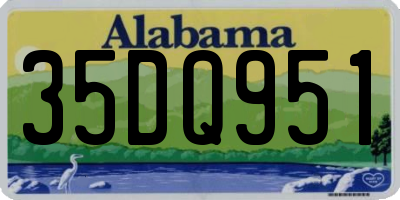 AL license plate 35DQ951