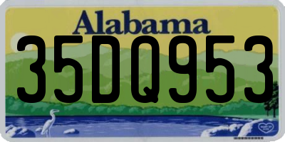 AL license plate 35DQ953