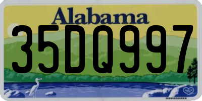 AL license plate 35DQ997