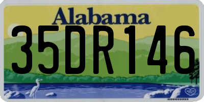 AL license plate 35DR146
