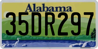 AL license plate 35DR297