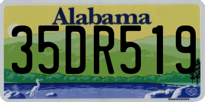 AL license plate 35DR519