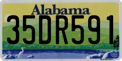 AL license plate 35DR591