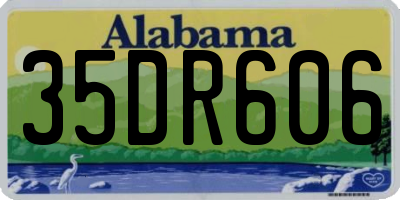 AL license plate 35DR606