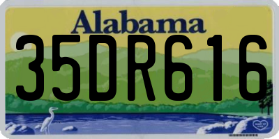 AL license plate 35DR616