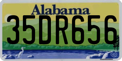 AL license plate 35DR656