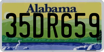 AL license plate 35DR659
