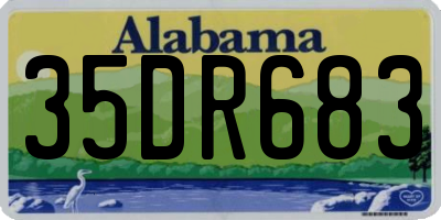 AL license plate 35DR683