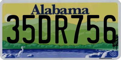 AL license plate 35DR756