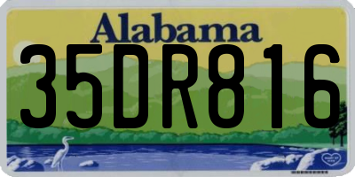 AL license plate 35DR816