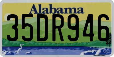 AL license plate 35DR946