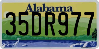AL license plate 35DR977