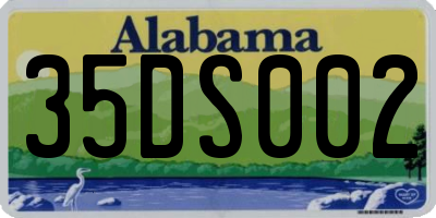AL license plate 35DS002