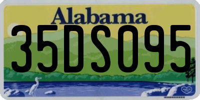 AL license plate 35DS095