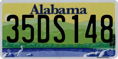 AL license plate 35DS148