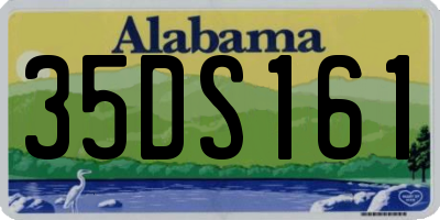 AL license plate 35DS161