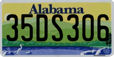 AL license plate 35DS306
