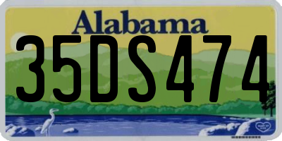 AL license plate 35DS474