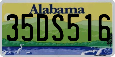 AL license plate 35DS516