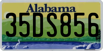 AL license plate 35DS856