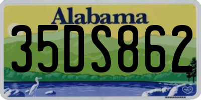 AL license plate 35DS862