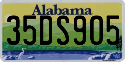 AL license plate 35DS905